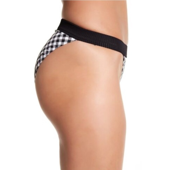 Tart Riley Zip Front 2-Piece Bikini Set Gingham XS - Picture 3 of 5